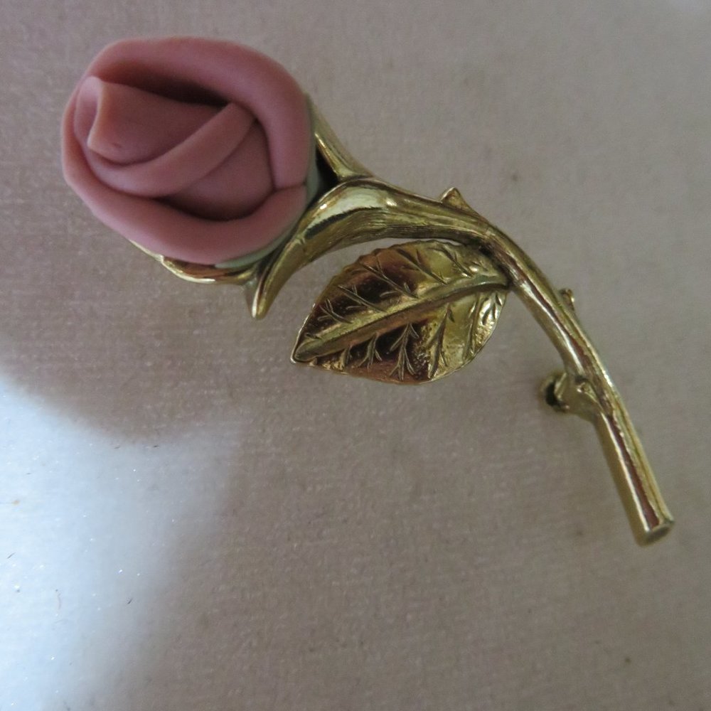 Rose-Bud Pin / Brooch